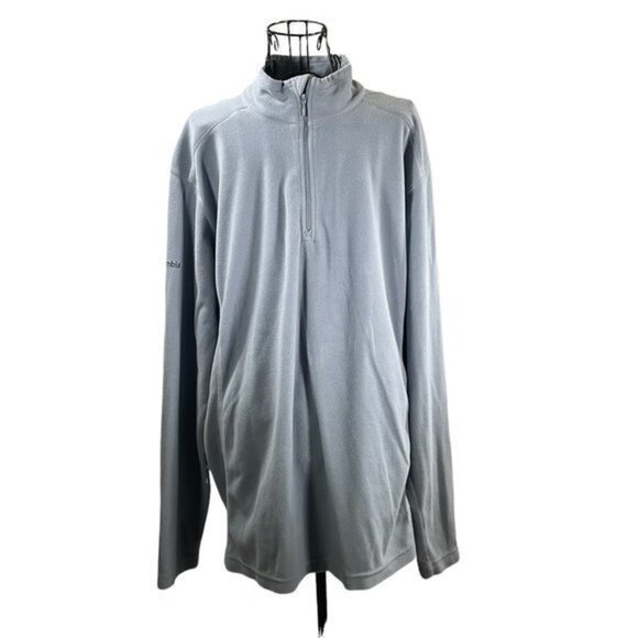 Columbia | Lightweight Grey Pullover Fleece - Picture 1 of 5